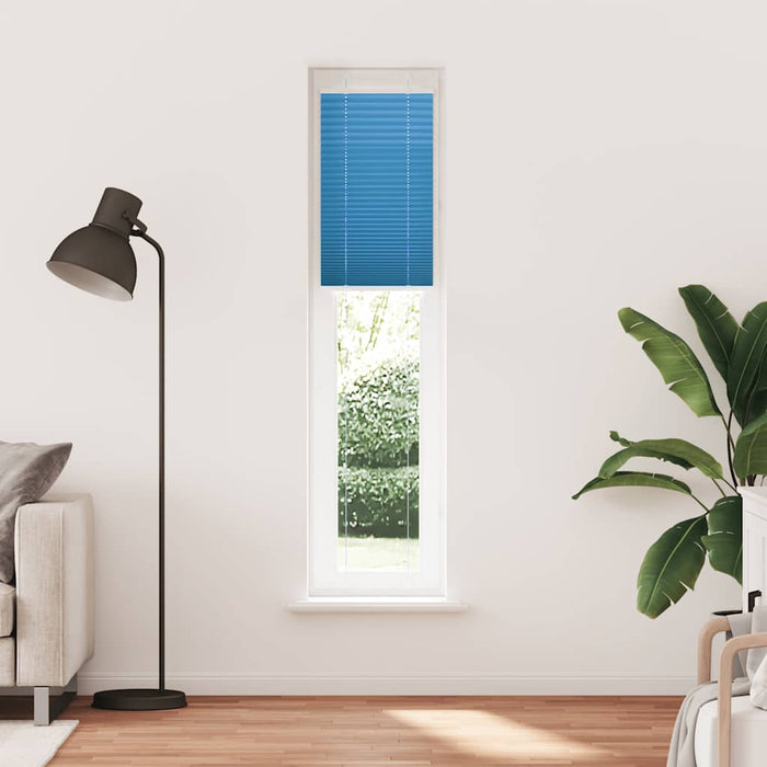 Jaluzea plisată Albastru 50x200 cm Lățime țesătură 49,4 cm WALTI