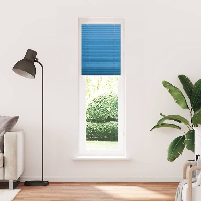 Jaluzea plisată Albastru 65x200 cm Lățime țesătură 64,4 cm - WALTI WALTI
