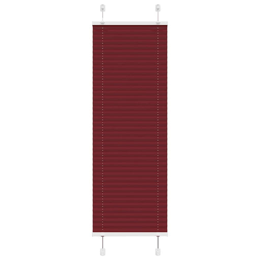 Jaluzea plisată Bordeaux Roșu 50x100 cm Lățime țesătură 49,4 cm - WALTI WALTI