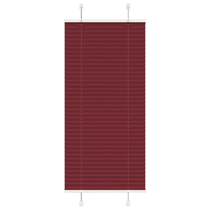 Jaluzea plisată Bordeaux Roșu 55x100 cm Lățime țesătură 54,4 cm WALTI