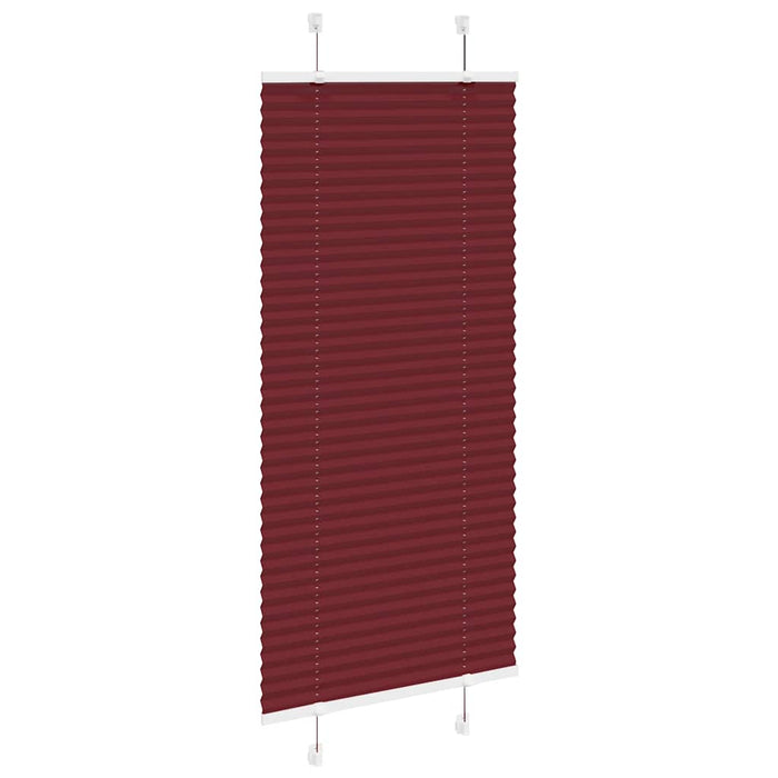 Jaluzea plisată Bordeaux Roșu 55x100 cm Lățime țesătură 54,4 cm WALTI