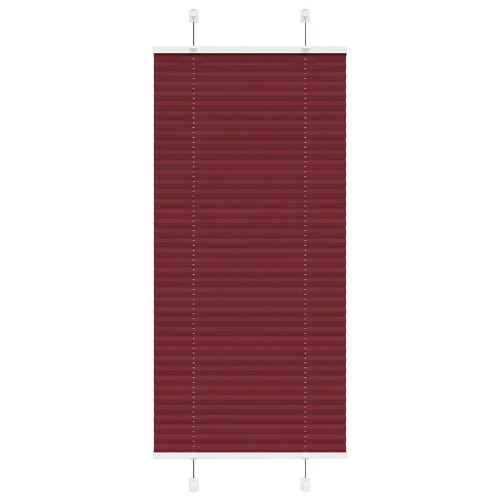 Jaluzea plisată Bordeaux Roșu 65x100 cm Lățime material 64,4 cm WALTI