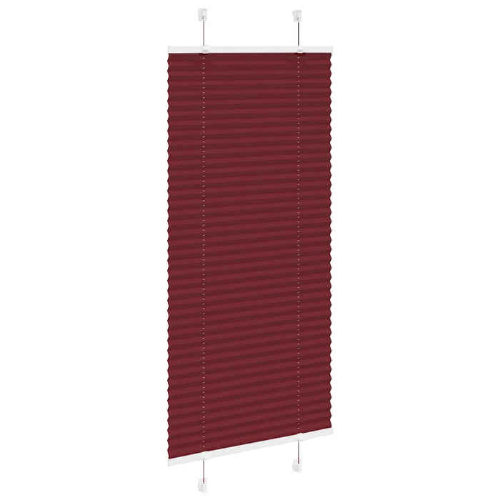 Jaluzea plisată Bordeaux Roșu 65x100 cm Lățime material 64,4 cm WALTI