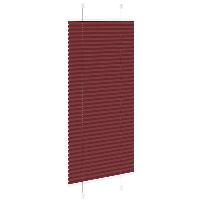 Jaluzea plisată Bordeaux Roșu 65x100 cm Lățime material 64,4 cm WALTI