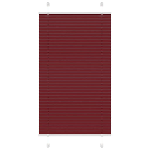 Jaluzea plisată Bordeaux Roșu 80x100 cm Lățime țesătură 79,4 cm - WALTI WALTI