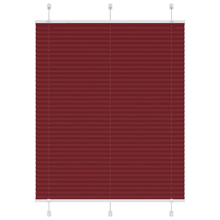 Jaluzea plisată Bordeaux Roșu 105x100 cm Lățime țesătură 104,4cm WALTI