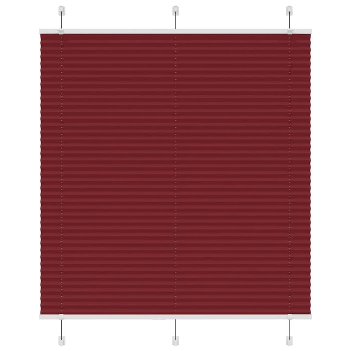 Jaluzea plisată Bordeaux Roșu 115x100 cm Lățime țesătură WALTI