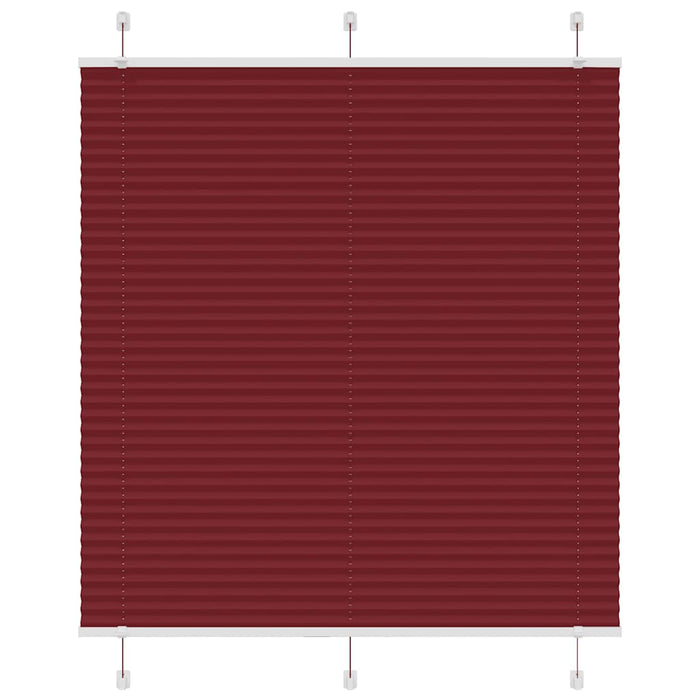 Jaluzea plisată Bordeaux Roșu 120x100 cm Lățime țesătură WALTI