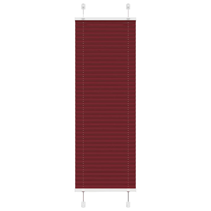 Jaluzea plisată Bordeaux Roșu 45x150 cm Lățime țesătură - WALTI WALTI