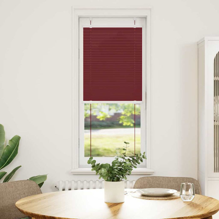 Jaluzea plisată Bordeaux Roșu 45x150 cm Lățime țesătură - WALTI WALTI