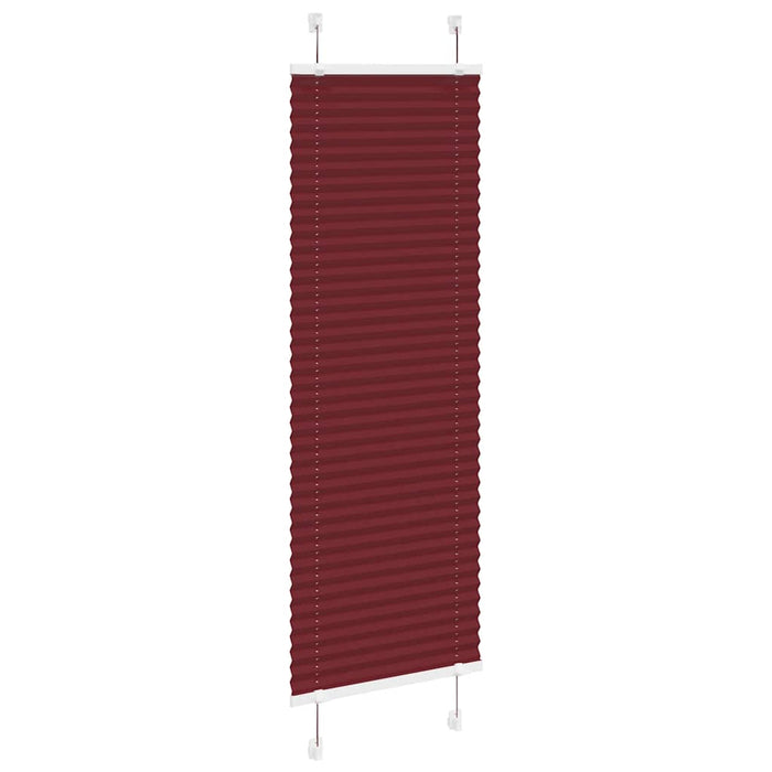 Jaluzea plisată Bordeaux Roșu 45x150 cm Lățime țesătură - WALTI WALTI