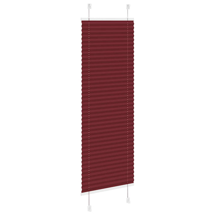 Jaluzea plisată Bordeaux Roșu 45x150 cm Lățime țesătură - WALTI WALTI