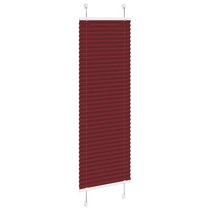 Jaluză plisată Bordeaux Roșu 50x150 cm Lățime țesătură - WALTI WALTI