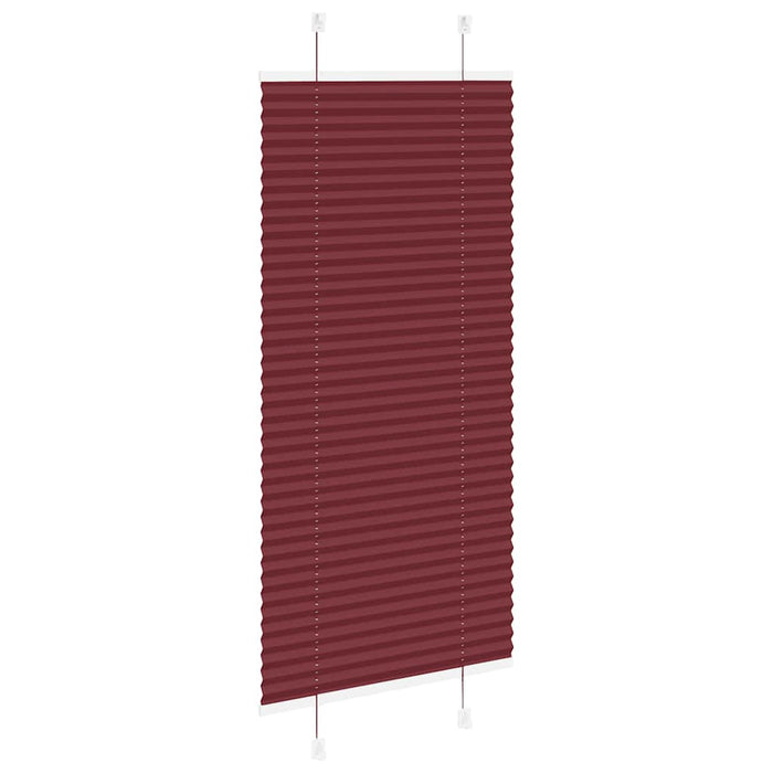 Jaluzea plisată Bordeaux Roșu 55x150 cm Lățime țesătură WALTI