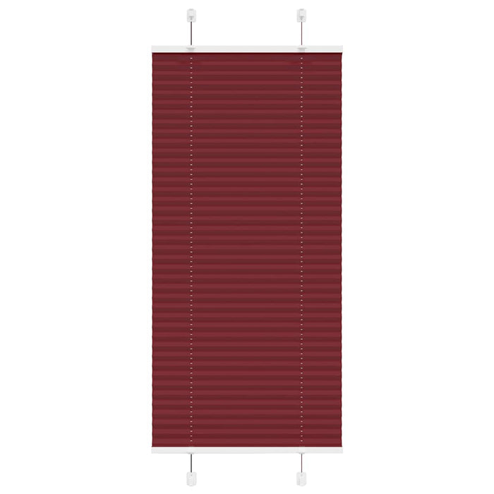 Jaluzea plisată Bordeaux Roșu 60x150 cm Lățime țesătură WALTI