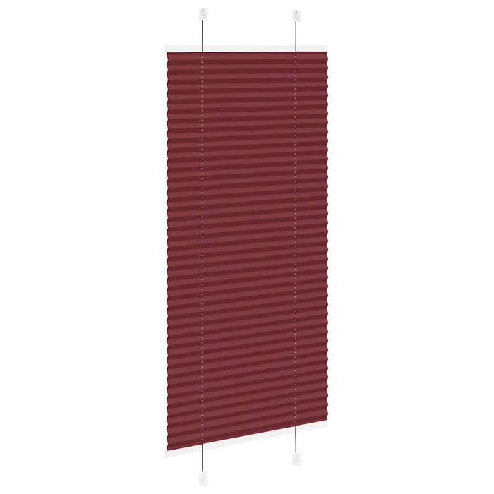 Jaluzea plisată Bordeaux Roșu 60x150 cm Lățime țesătură WALTI