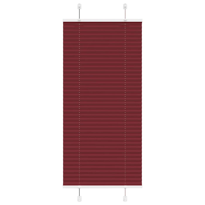 Jaluzea plisată Bordeaux Roșu 65x150 cm Lățime material 64,4 cm WALTI