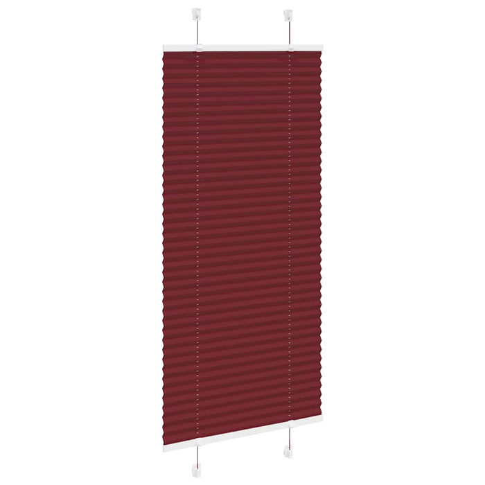 Jaluzea plisată Bordeaux Roșu 65x150 cm Lățime material 64,4 cm WALTI