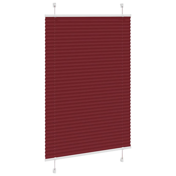 Jaluzea plisată Bordeaux Roșu 90x150 cm Lățime țesătură 89,4 cm WALTI