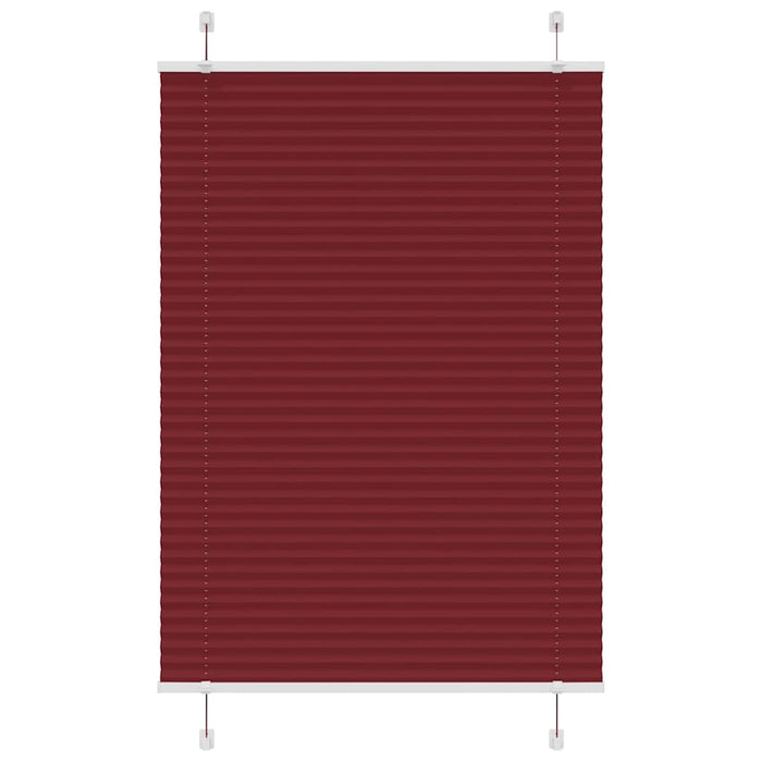 Jaluzea plisată Bordeaux Roșu 95x150 cm Lățime țesătură 94,4 cm WALTI