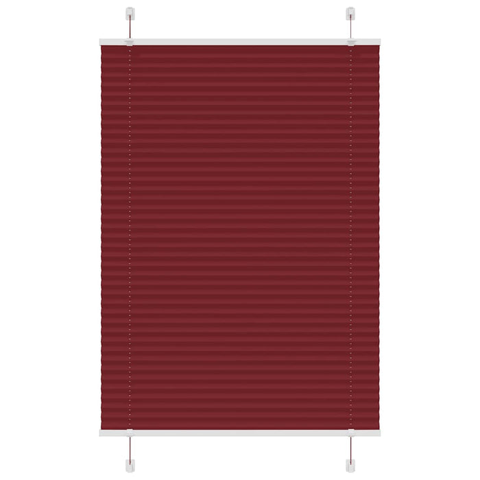 Jaluzea plisată Bordeaux Roșu 100x150 cm Lățime țesătură 99,4 cm WALTI