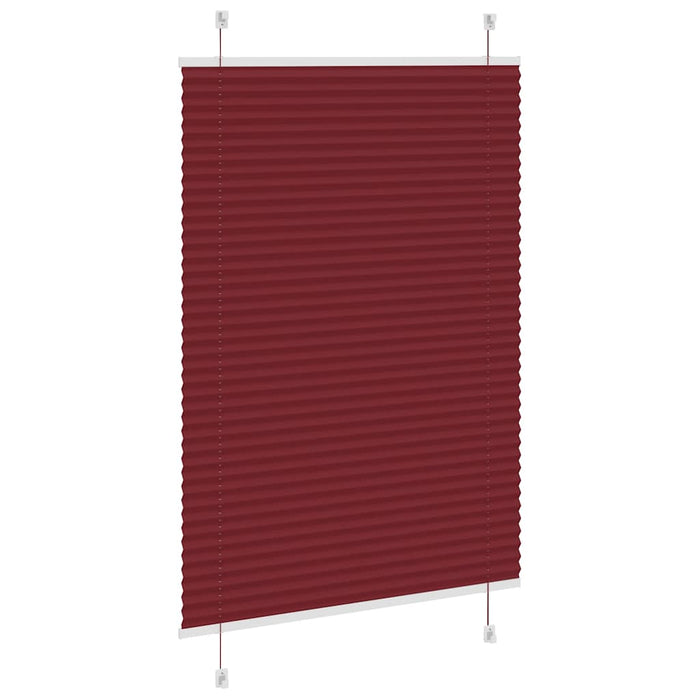 Jaluzea plisată Bordeaux Roșu 100x150 cm Lățime țesătură 99,4 cm WALTI