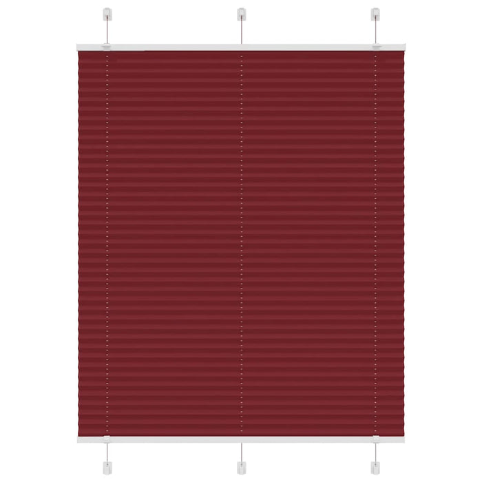 Jaluzea plisată Bordeaux Roșu 105x150 cm Lățime țesătură 104,4cm WALTI