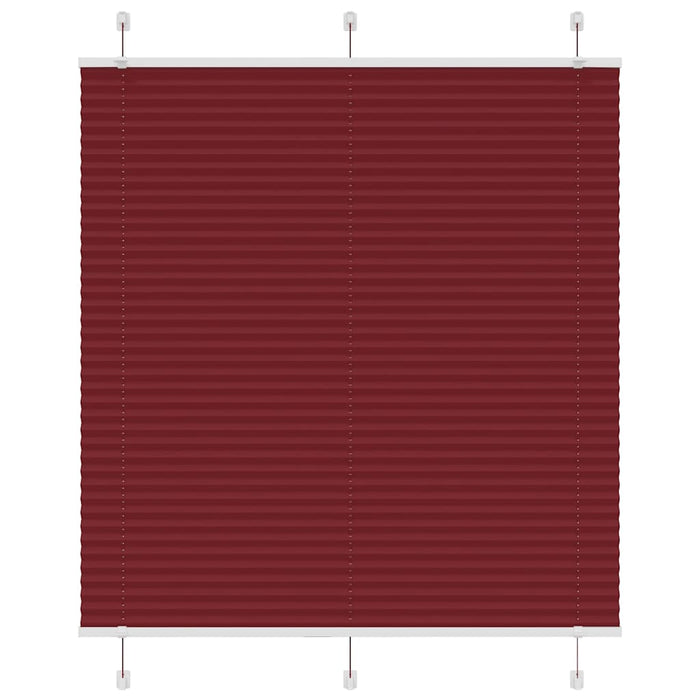 Jaluzea plisată Bordeaux Roșu 120x150 cm Lățime țesătură WALTI