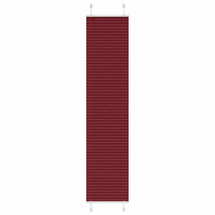 Jaluzea plisată Bordeaux Roșu 40x200 cm Lățime țesătură 39,4 cm - WALTI WALTI