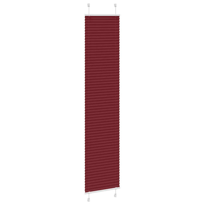 Jaluzea plisată Bordeaux Roșu 40x200 cm Lățime țesătură 39,4 cm - WALTI WALTI