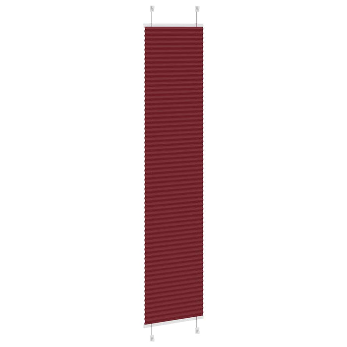 Jaluzea plisată Bordeaux Roșu 45x200 cm Lățime țesătură 44,4 cm - WALTI WALTI
