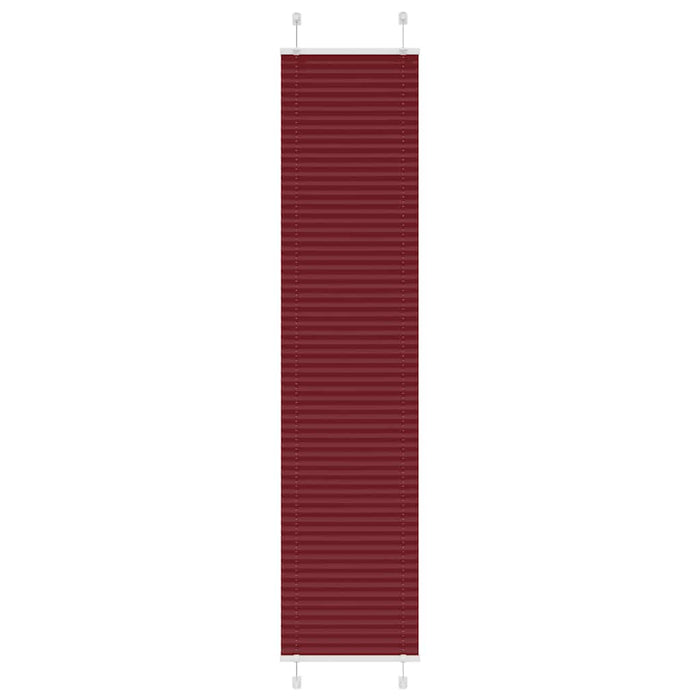 Jaluză plisată Bordeaux Roșu 50x200 cm Lățime țesătură 49,4 cm - WALTI WALTI