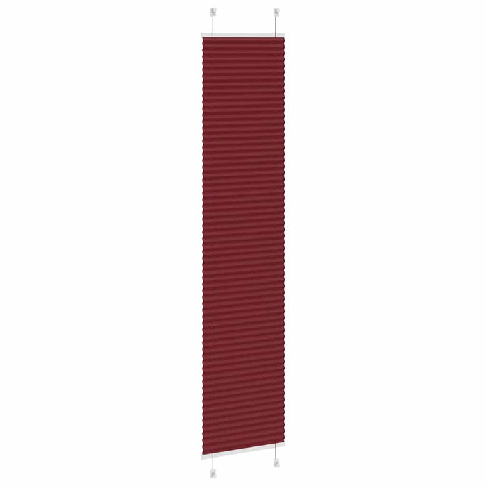 Jaluză plisată Bordeaux Roșu 50x200 cm Lățime țesătură 49,4 cm - WALTI WALTI