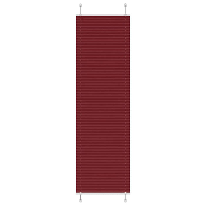 Jaluză plisată Bordeaux Roșu 55x200 cm Lățime țesătură 54,4 cm - WALTI WALTI