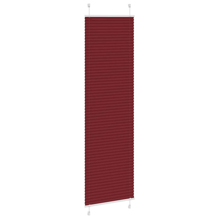 Jaluză plisată Bordeaux Roșu 55x200 cm Lățime țesătură 54,4 cm - WALTI WALTI