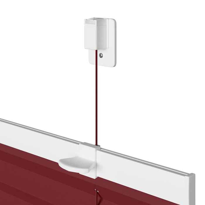Jaluză plisată Bordeaux Roșu 55x200 cm Lățime țesătură 54,4 cm - WALTI WALTI