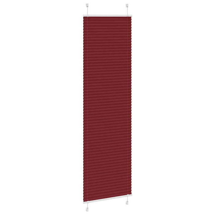 Jaluză plisată Bordeaux Roșu 60x200 cm Lățime țesătură 59,4 cm - WALTI WALTI