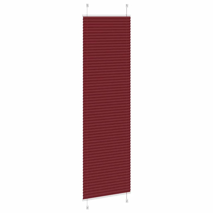 Jaluză plisată Bordeaux Roșu 65x200 cm Lățime material 64,4 cm - WALTI WALTI