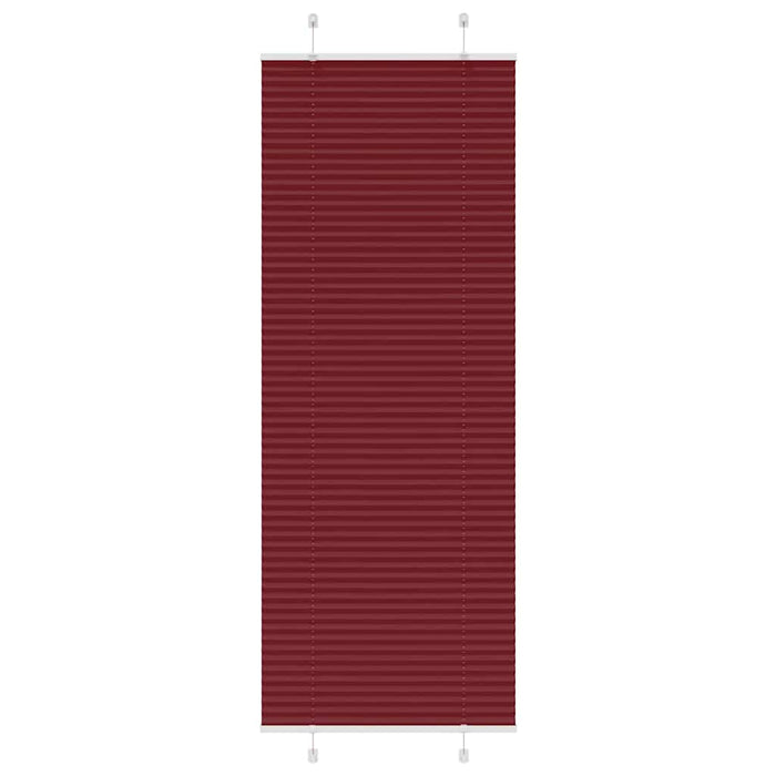 Jaluzea plisată Bordeaux Roșu 70x200 cm Lățime țesătură 69,4 cm - WALTI WALTI