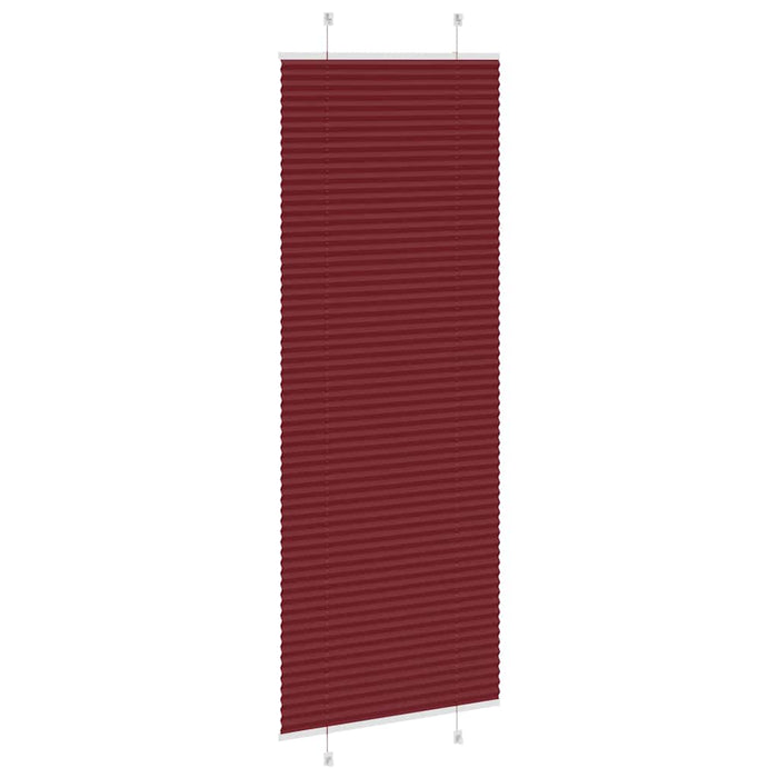 Jaluzea plisată Bordeaux Roșu 70x200 cm Lățime țesătură 69,4 cm - WALTI WALTI