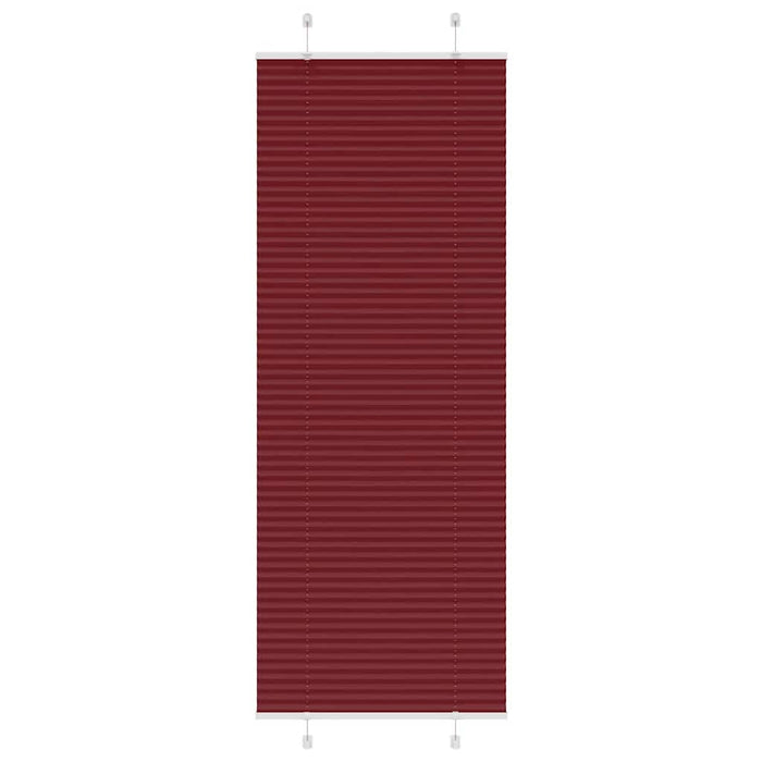 Jaluzea plisată Bordeaux Roșu 75x200 cm Lățime țesătură 74,4 cm - WALTI WALTI