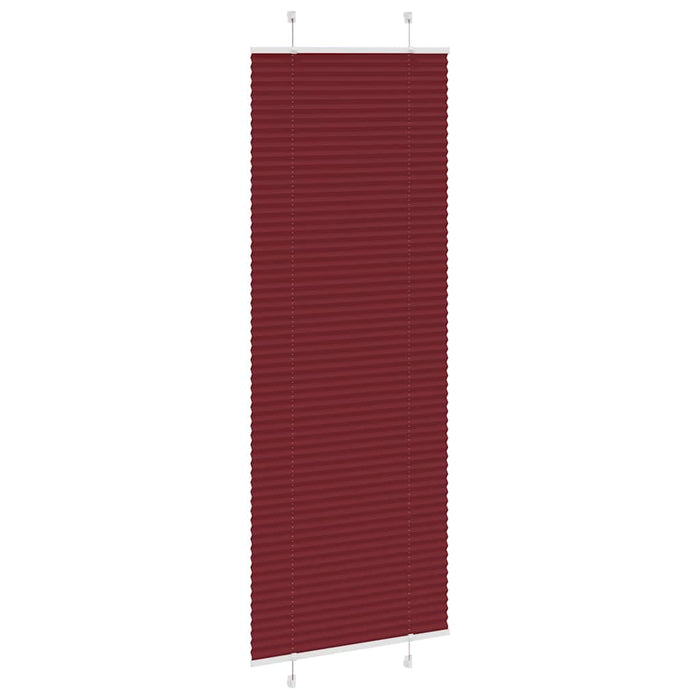 Jaluzea plisată Bordeaux Roșu 75x200 cm Lățime țesătură 74,4 cm - WALTI WALTI