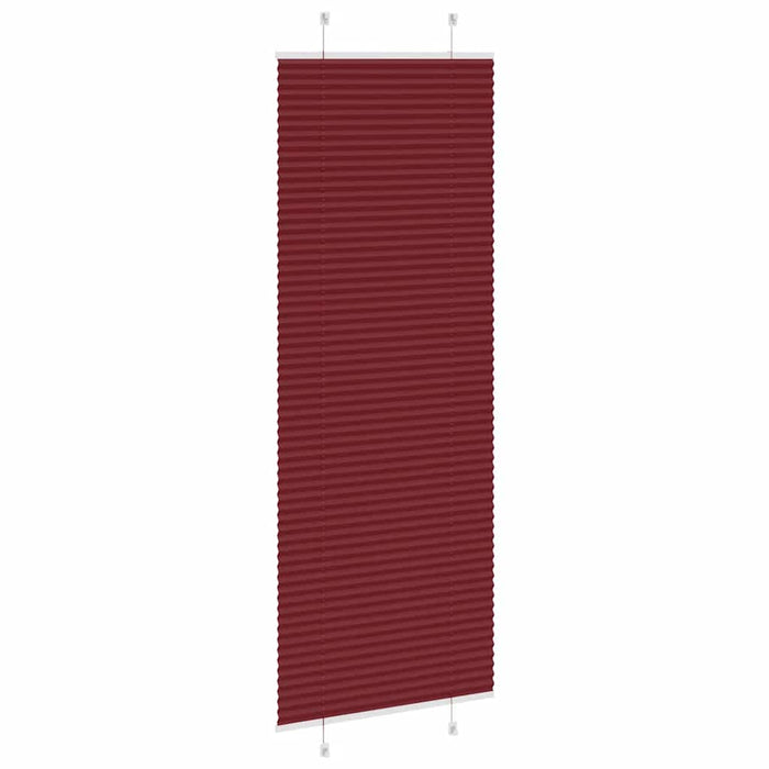 Jaluzea plisată Bordeaux Roșu 75x200 cm Lățime țesătură 74,4 cm - WALTI WALTI