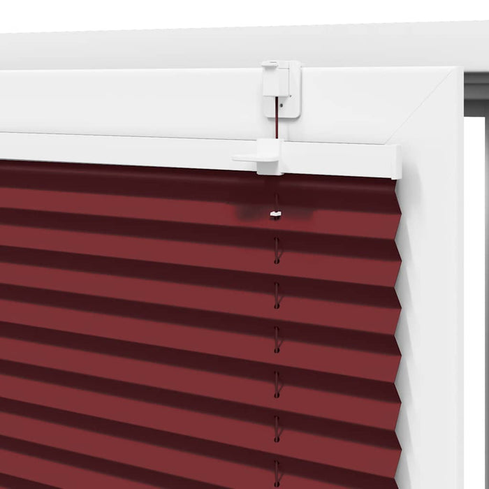 Jaluzea plisată Bordeaux Roșu 75x200 cm Lățime țesătură 74,4 cm - WALTI WALTI