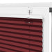 Jaluzea plisată Bordeaux Roșu 75x200 cm Lățime țesătură 74,4 cm - WALTI WALTI