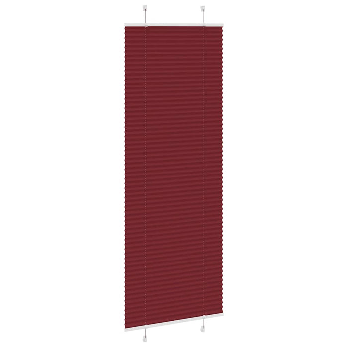 Jaluză plisată Bordeaux Roșu 80x200 cm Lățime țesătură 79,4 cm - WALTI WALTI