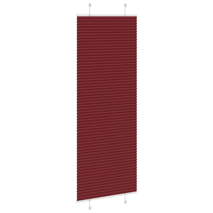 Jaluză plisată Bordeaux Roșu 80x200 cm Lățime țesătură 79,4 cm - WALTI WALTI