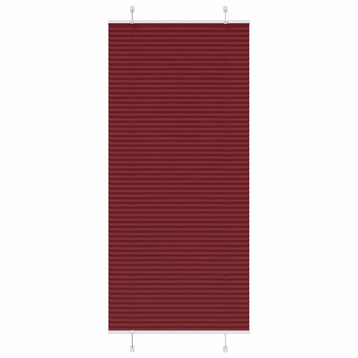 Jaluzea plisată Bordeaux Roșu 85x200 cm Lățime țesătură 84,4 cm - WALTI WALTI