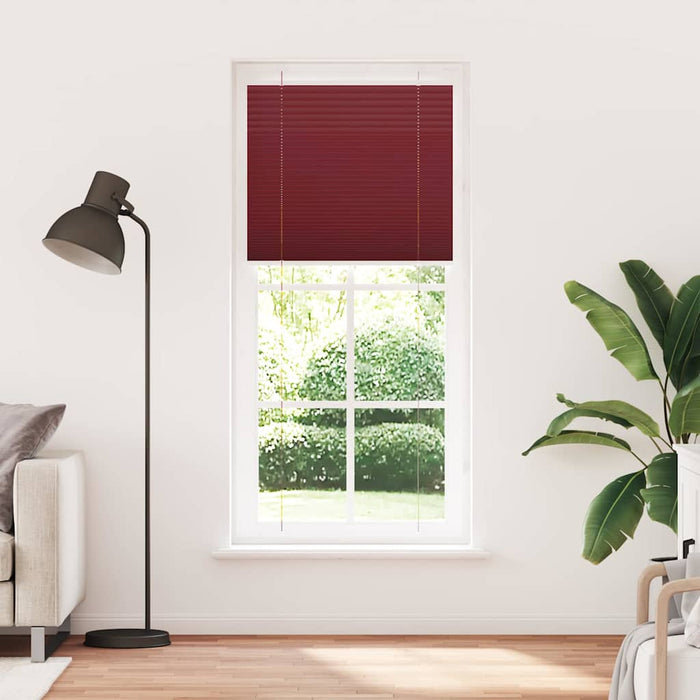 Jaluzea plisată Bordeaux Roșu 85x200 cm Lățime țesătură 84,4 cm - WALTI WALTI