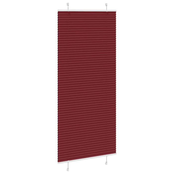 Jaluzea plisată Bordeaux Roșu 85x200 cm Lățime țesătură 84,4 cm - WALTI WALTI
